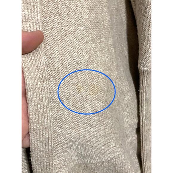 Eileen Fisher Drop Shoulder Dolman Sleeve Cardigan Sweater L Lagenlook Oversized - Picture 6 of 7